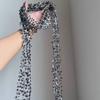 Personality Hot Girl Shining Silver Color Sequined Woven Hollowed-out Scarf Necklace for Women Fashion Designer Jewelry Gifts