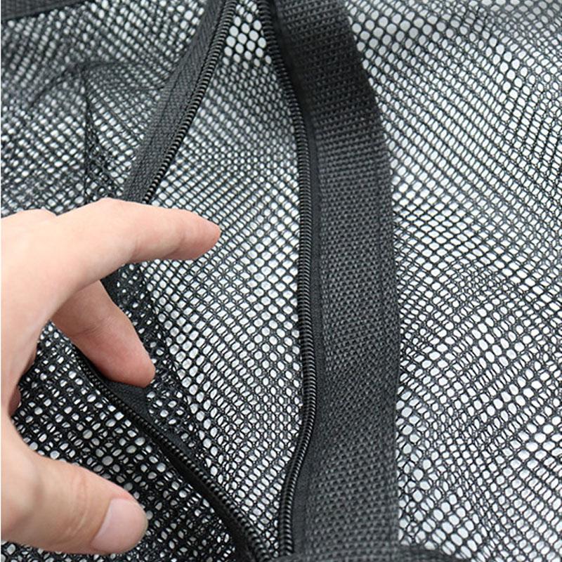 Zippered Car Roof Storage Net Mesh Storage Bag Pouch for Camper Van Caravan 54 X 80cm