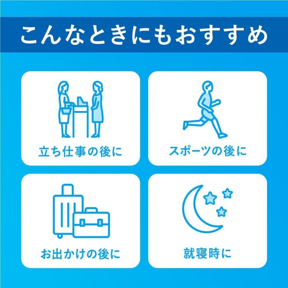 Megurism Foot Carbonated Gel Pack 6 Sheets X 2 Sets Lavender Mint Amazon.co.jp  