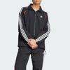 Adidas Originals Archive Track Top With Color-Block Logo Design And Comfortable Stand-Up Collar Long Sleeve Jacket Men Tops Black IY2092