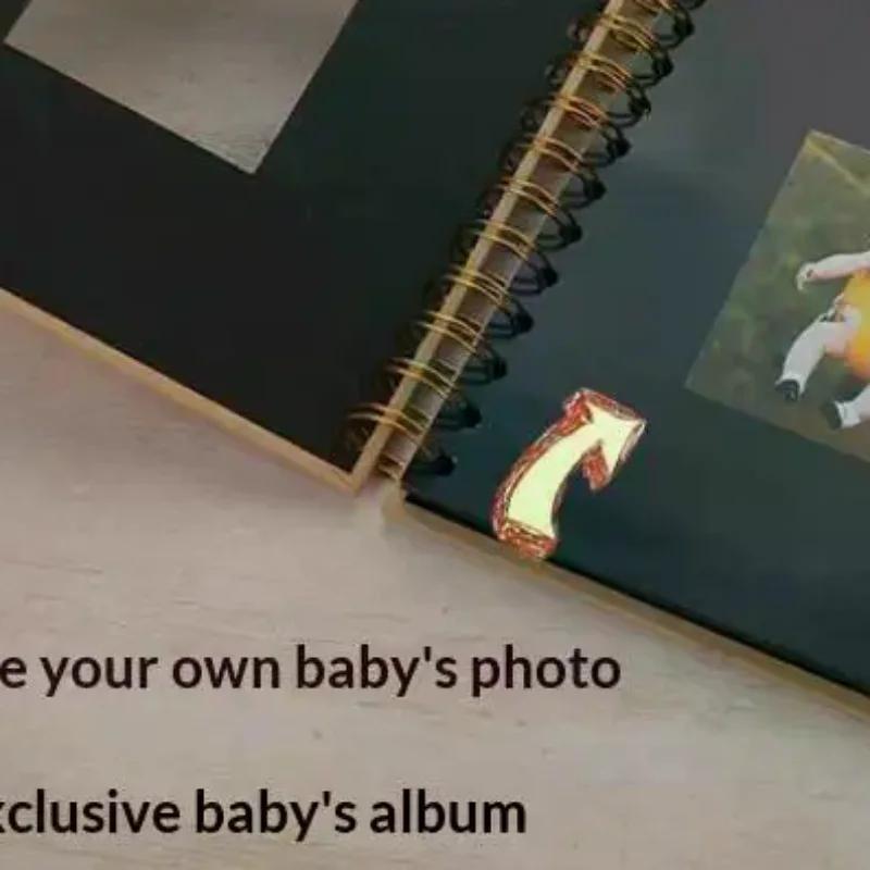 Scrapbook Fotoalbum Erinnerungsbuch Papier für Reisen Hochzeit Jahrestag Weihnachten Geschenke Babyparty Erinnerungen