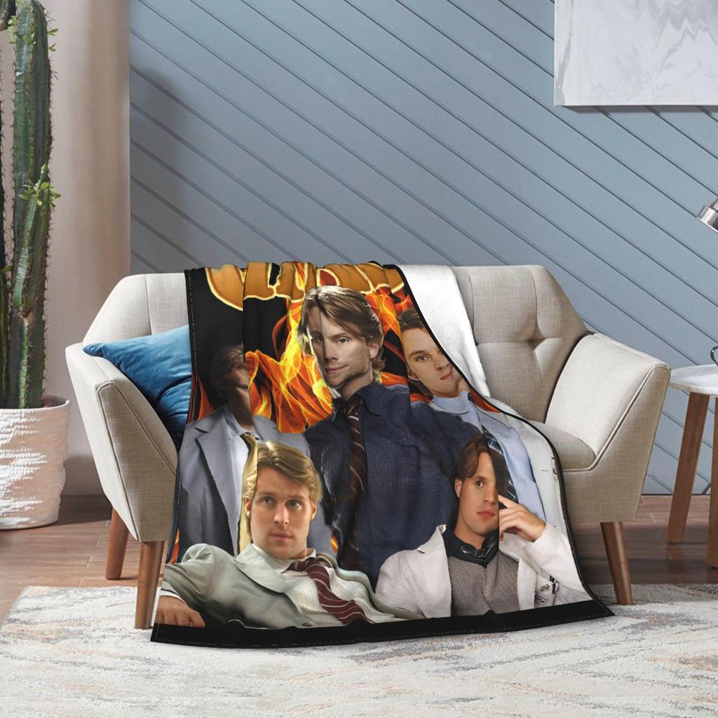 Dr. Robert Chase House MD Blanket Flannel Textile Decor Portable Soft Throw Blankets for Sofa Travel Bedspreads