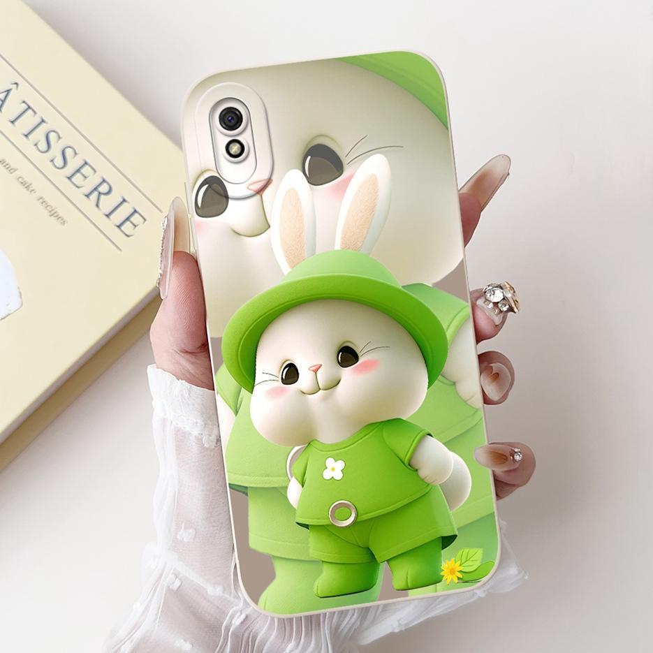 For Xiaomi Redmi 9A Case Luxury Flowers Candy Painted Cover 6.53'' Soft Silicone Phone Case For Redmi 9AT 9A Redmi9A Fundas Capa
