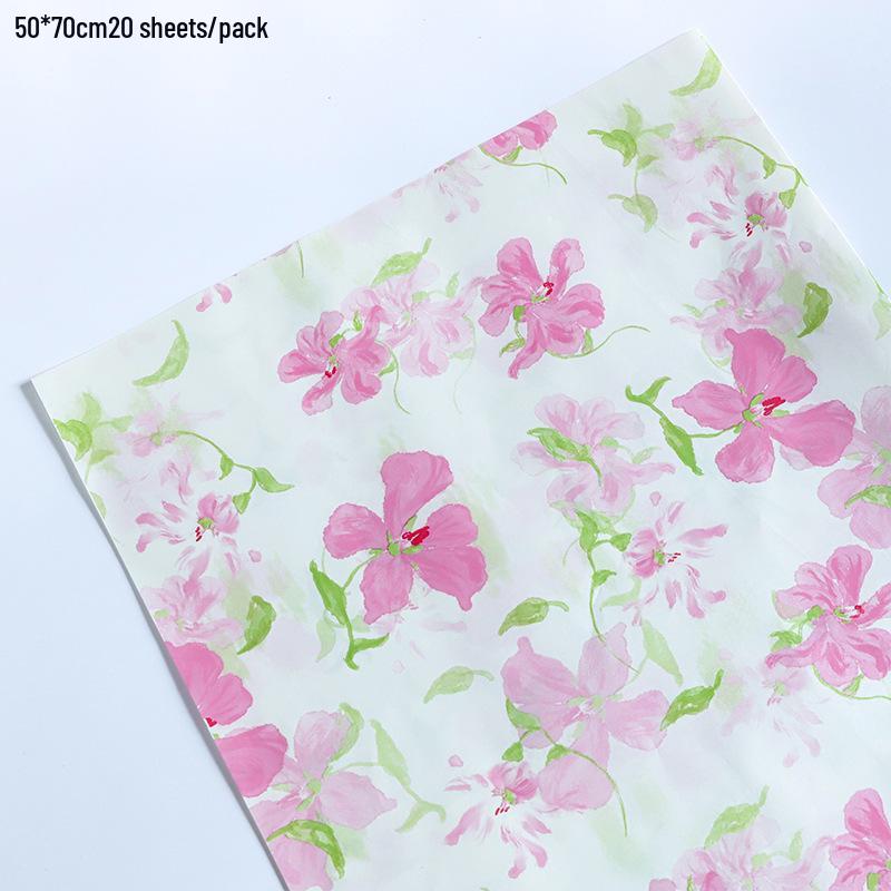 Exklusives florales Seidenpapier zum Einwickeln und Auslegen
