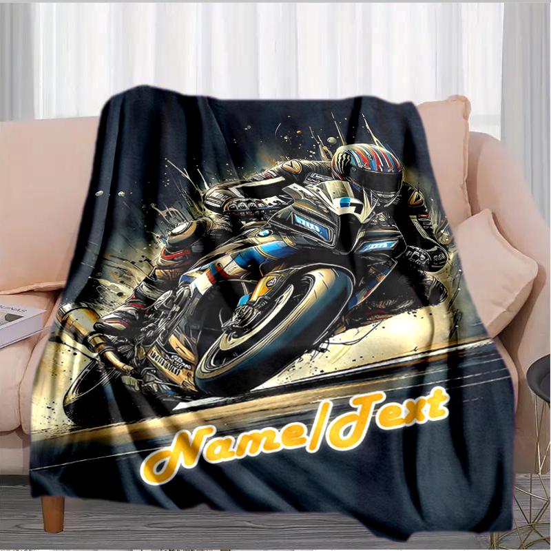 1PC Custom Name Spirit: Style Flannel Blanket Versatile,all-season Throw Suitable for the Living Room,bedroom,camping,travel,and Gift