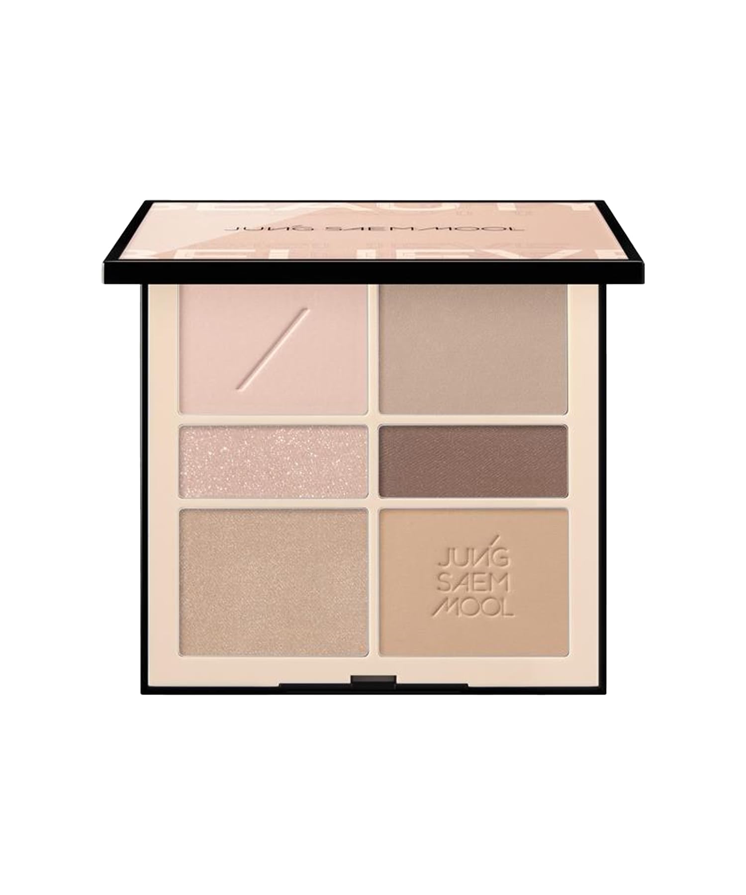 [JUNG SAEM MOOL Official] Artist Eye Palette SOFT NUDE  Eyeshadow Brown, Shimmer, Glitter, Matte, Pearl