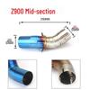 Z900 Stainless Steel Mid-Pipe Motorcycle Exhaust Connector