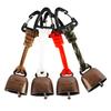 Outdoor Bear Bells Metal Loud Hiking Bells Pendant Keychains with Carabiner Hook for Hiking Camping And Pet Tracking