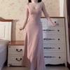 Summer New Suspender Dress Female Spice Girl Slim Long Hip Wrap a Word Dopamine Skirt