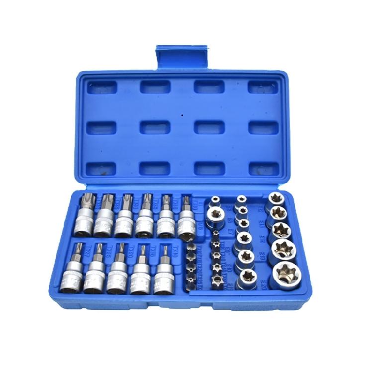 Electronic Safety Drill Driver Handheld Tool Star Socket and Bit Set Assortment for Efficient Torques Transfer in Repair