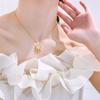 Tassel Longevity Lock Titanium Steel Necklace for Women Unique Design Elegant Collarbone Chain Versatile Premium Accessory