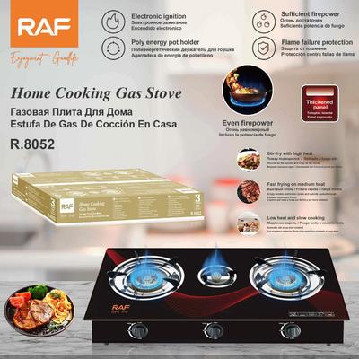 European-Style Three-Burner Stove, Simple Three-Burner Gas Stove