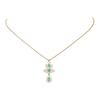 Vivienne Westwood Masha Saturn Crystal Inlaid Design Pendant Necklace Women necklace Gold Turquoise 8053195136278