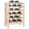 VidaXL Casier à vin 61,5x30x82 cm Bois de pin massif 822556