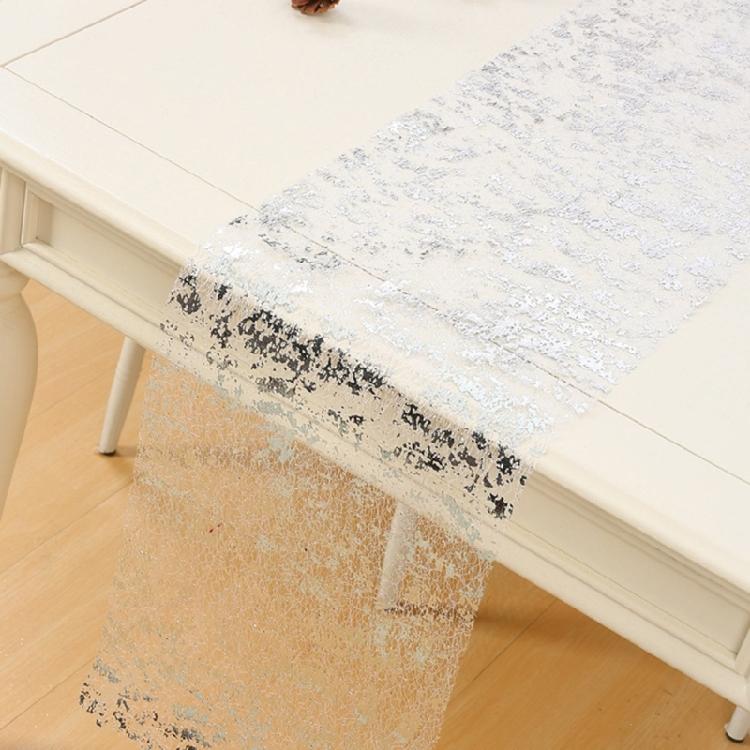 Goldener Tischläufer 28CM×10M, Perfekt für Hotel-Lobbys und Hochzeitsausstellungen