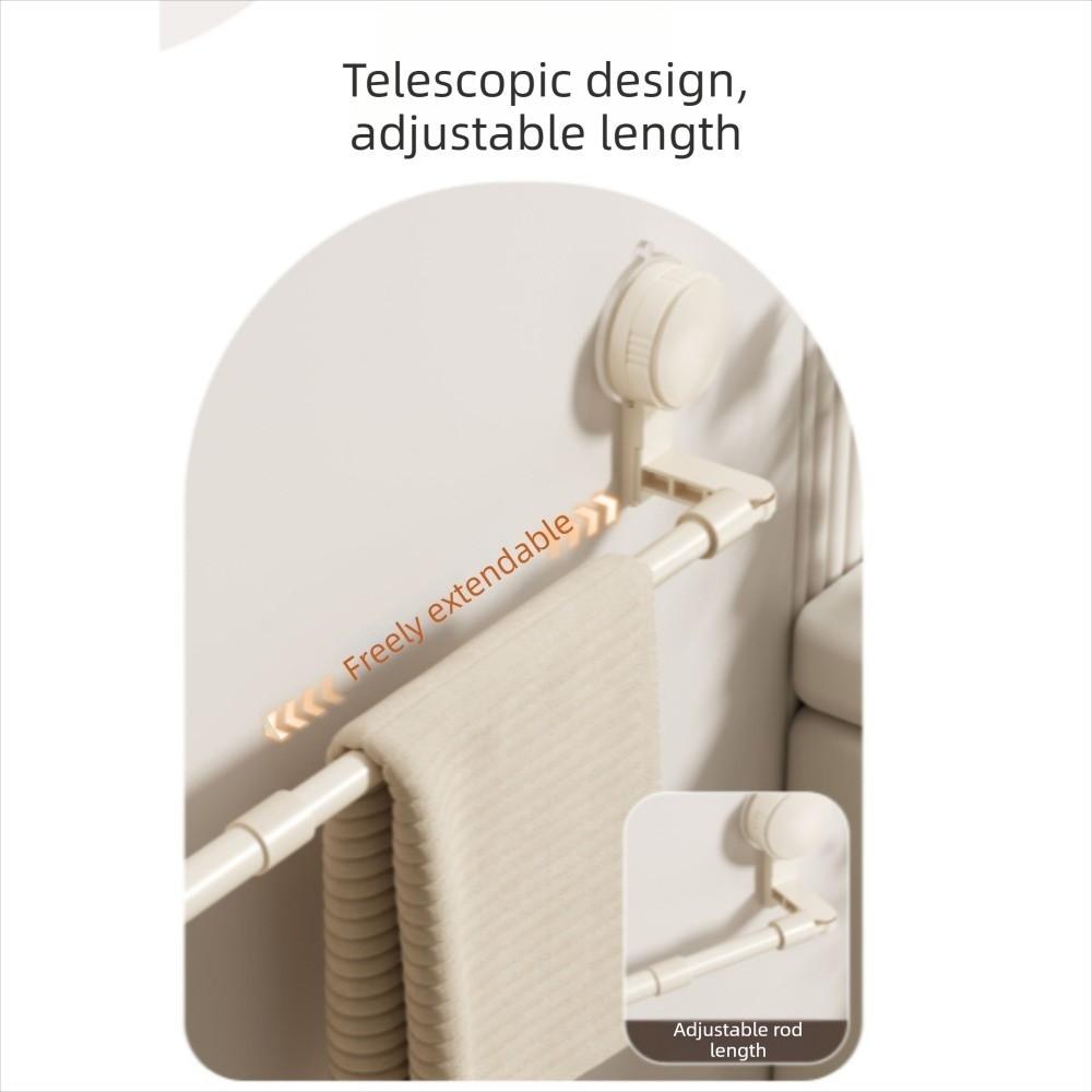 Nail Free Installation Bathroom Towel Rack Wall Mounted Bath Towel Storage Rack  Home