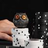 Adorable Christmas Owl Resin Ornament - Small Desktop Decor Ideal Xmas Gift for Home