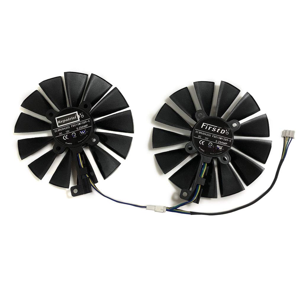 Graphics Card, Graphics Board, GPU, Fan, Cooler, for ASUS 1050Ti GAMING CERBERUS GTX1070Ti A8G GDDR5 DUAL RX580 4G ROG STRIX RX 580 570 470 ROG