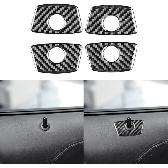 Real Carbon Fiber Car Central Navigation Screen Panel AC Outlet Vent Frame Sticker Compatible with Ford Explorer 2013 2014 2015 2016 2017 2018 2019