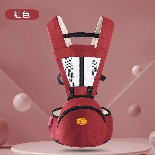 

Multi-functional Baby Shoulder Strap for 0-3 Years, Dual-purpose Infant, Front Lumbar Stool, Lightweight, with Storage Function червоний