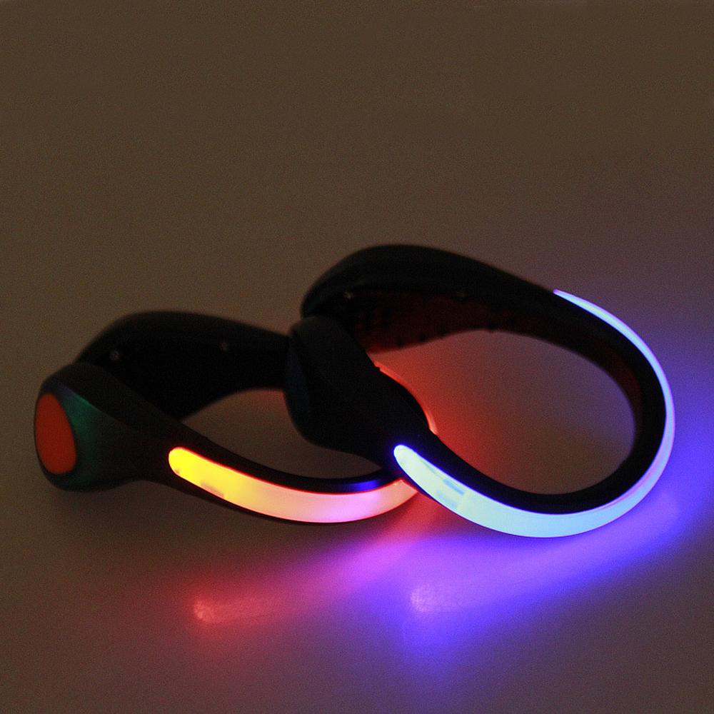 Shoe clip light night safety warning LED strong light shoe clip running cycling bicycle LED lighted shoe clip LED Luminous Clip