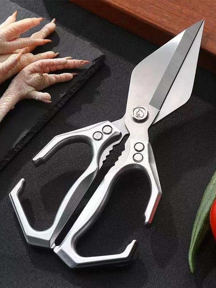 Stainless Steel Kitchen Shear Comfortable Grip Multifunctional Heavy-Duty Kitchen Shears Heavy Duty Poultry Shears for Chicken