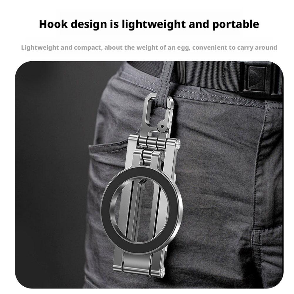 Universal Magnetic Airplane Phone Stand Holder 360° Rotate Travel Phone Mount Flexible Phone Clip Travel Phone Stand