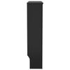 Cache-radiateur - vidaXL - 325568 - MDF Noir - 78 cm - Design moderne à lattes