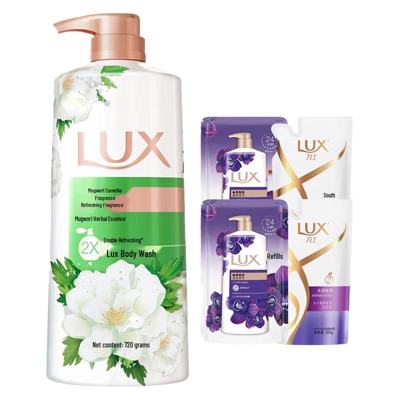 Lux Ai Ye Camellia Scented Shower & Shampoo Set