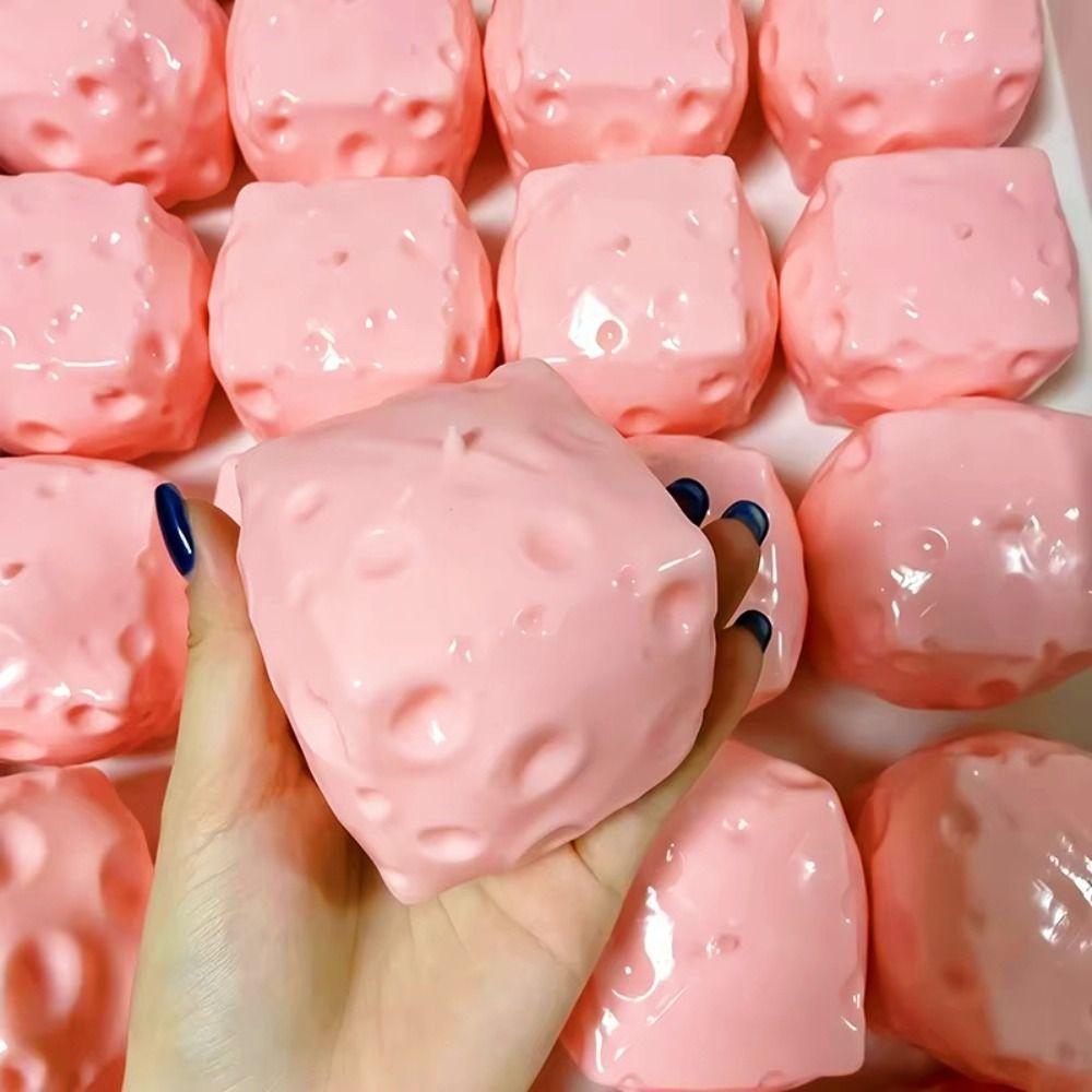 Hand Relax Cheese Squishy Moldable Handmade Ball Creative Crunch Squishy Student Prize