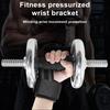 2 pezzi per sollevamento pesi, cinturino da polso a pressione, regolabile, con tirante duro, cinturino da polso per sollevamento, impugnature per allenamento per la forza, stacco, cinturino per impugnatura fitness