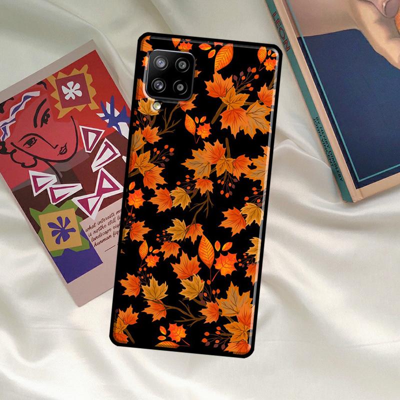 Autumn Leaves Fall Pumpkin Halloween Case For Samsung Galaxy A33 A13 A36 A56 A23 A52 A32 A12 A54 A34 A14 A16 A26 A53 A15 A35 A55