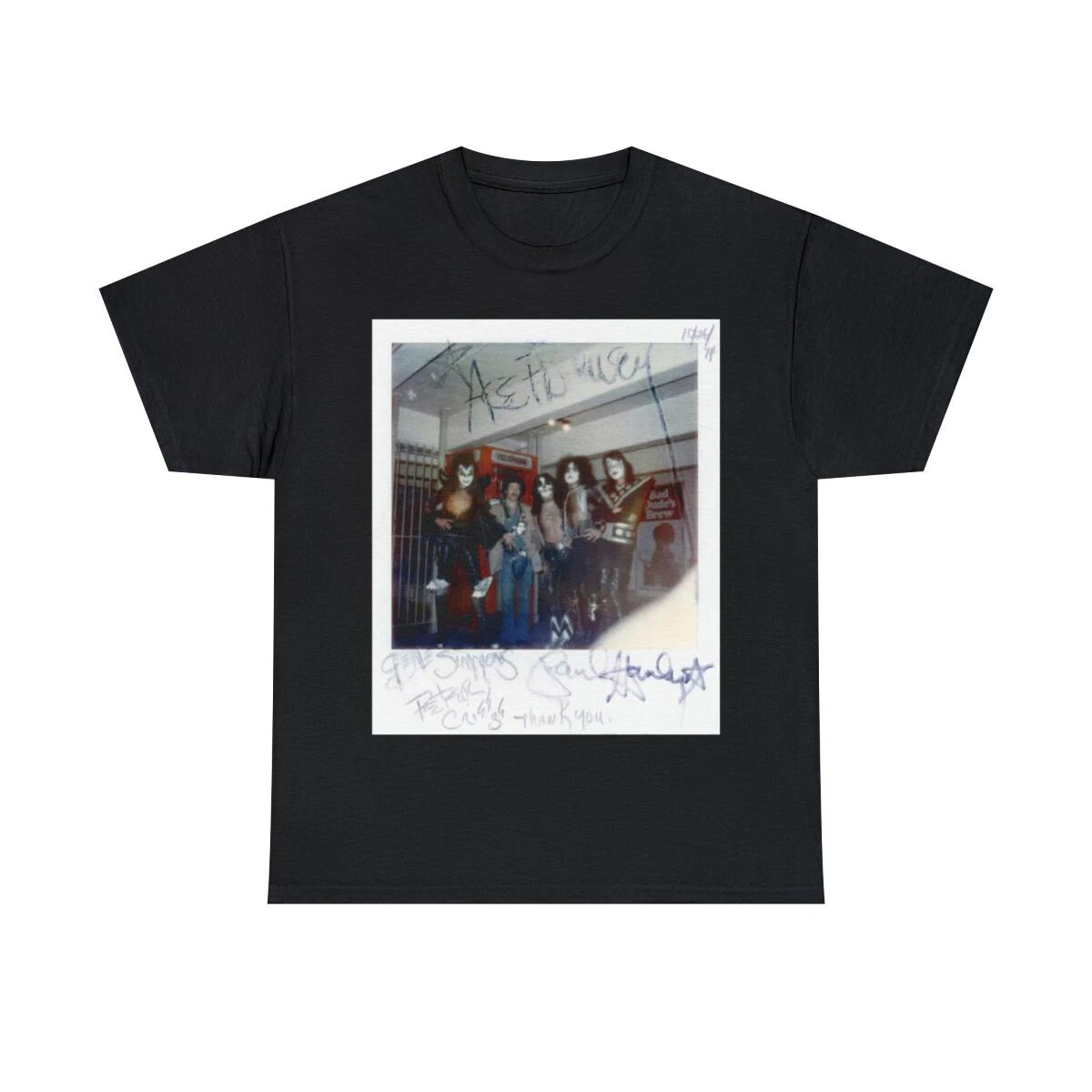 

KISS Autographed Polaroid Short Sleeve Tee S