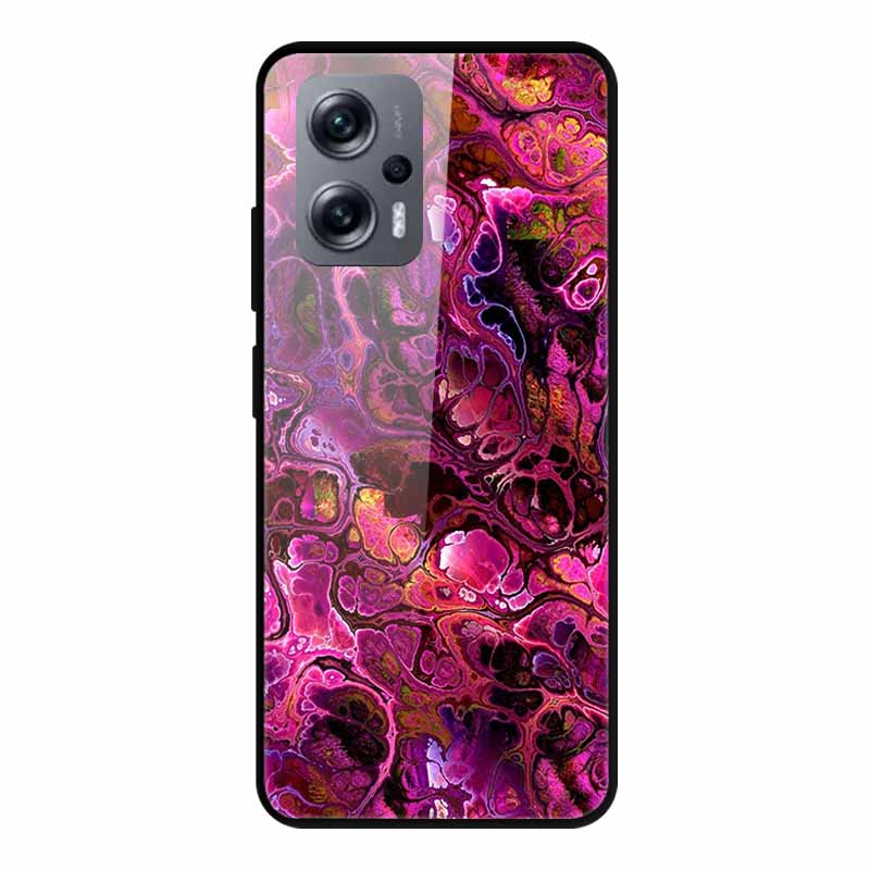 For Poco X4 GT Case Shockproof Tempered Glass Hard Back Cover For Xiaomi Poco X4 GT 5G Soft Bumper Coque PocoX4 GT X4GT Case