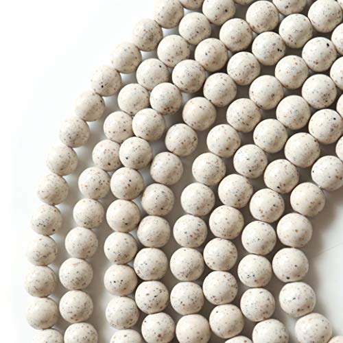 

[GOLD STONE] Beitou Stone Strand, 40cm, from Taiwan, Negative Ion Measured, Radium, 6mm