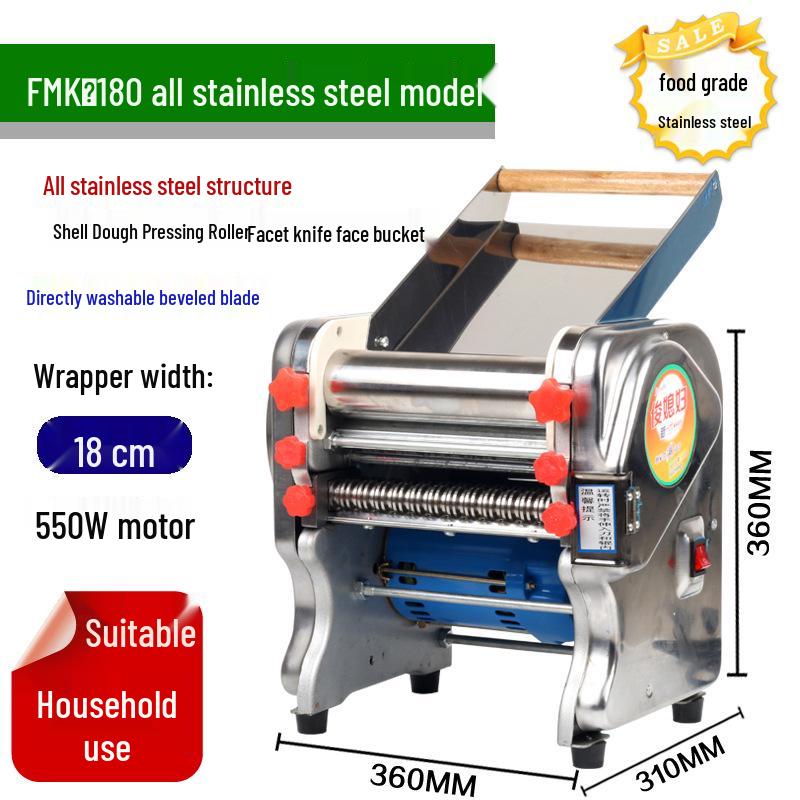 Elektrische Nudelpresse aus Edelstahl: Automatische Knödel- und Teigknetmaschine