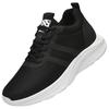 Men's Mesh Round Toe Lace-up Sport Shoes, 8CM Height Increase, Quick-dry Flat Sole, Casual Style