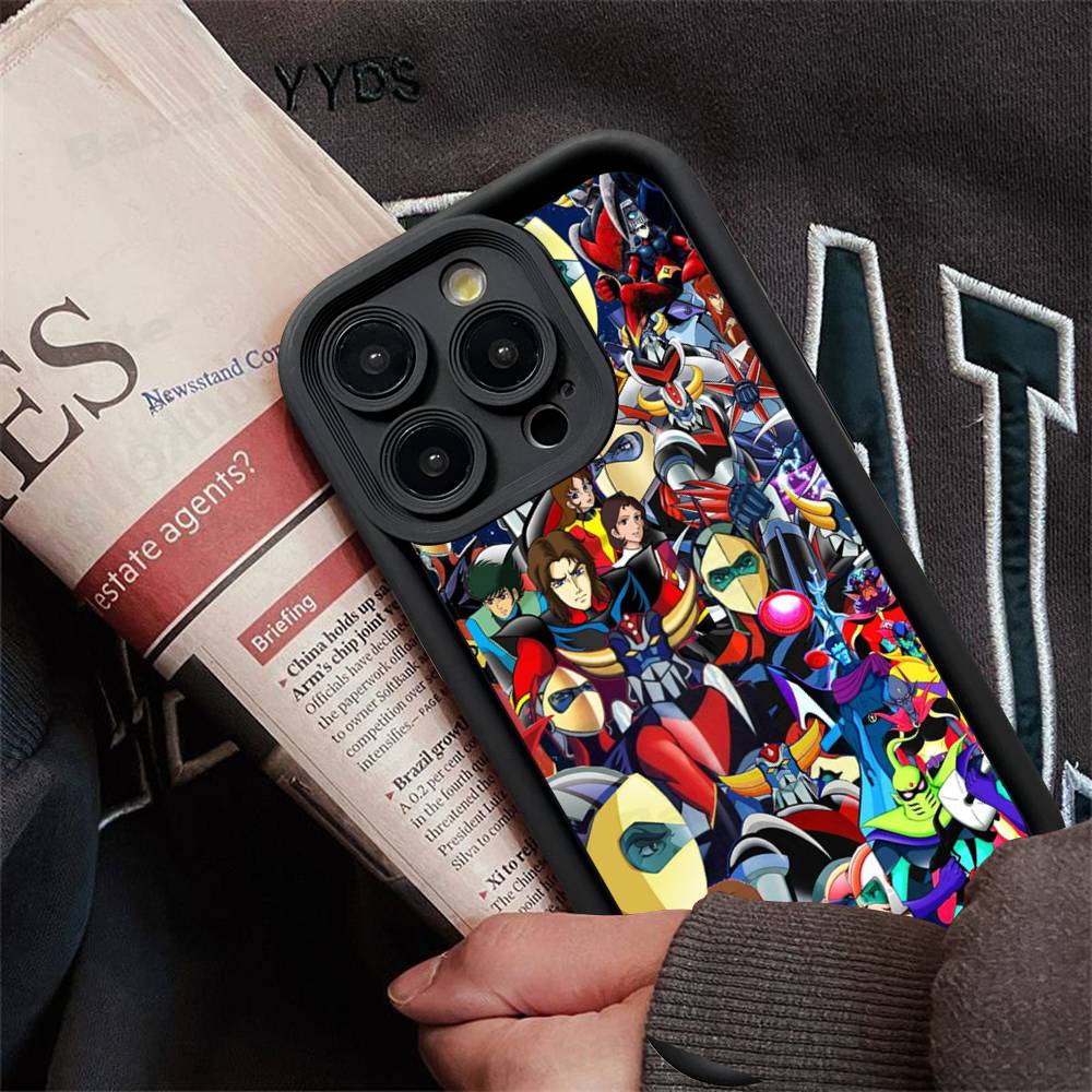 UFO R-Robot G-Goldorak Phone Case For IPhone 17 16 15 14 13 12 11 Pro Max Plus Mini Luck Cover