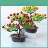 Artificial Pachira Glabra Pasq Potted Plant Decor With Plastic Craft For Home And Office
