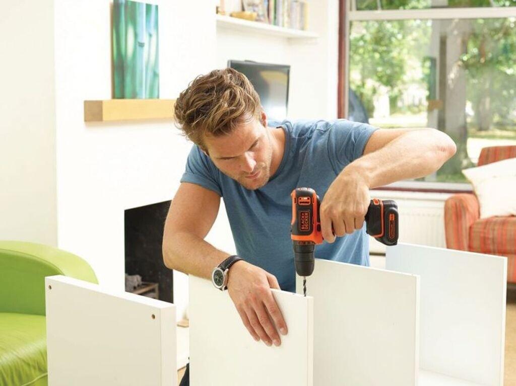 Дрель-шуруповёрт Black & Decker BDCDD12K