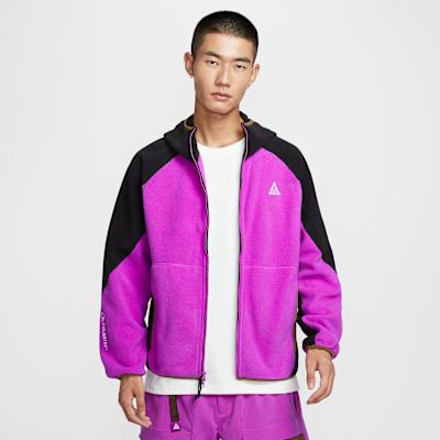 Nike ACG Wolf Tree Fleece Clothing Men s Bright Purple XL