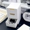 Mini 3-Tier Drawer Organizer - Heavy-Duty Plastic Compact 3-Drawer, Portable Desk & Cabinet Organizer Suitable for Home Office, Jewelry,, Small Space