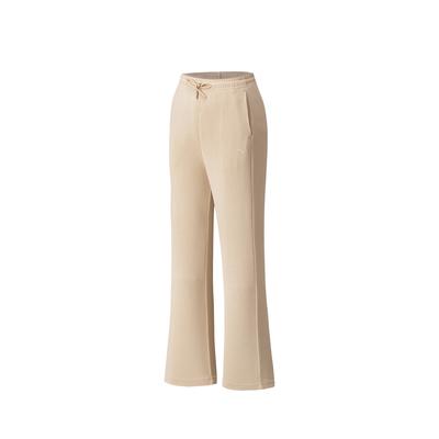 Lifestyle Series Womens Long Pants 2026 Spring Knitted Sports Pants Women Bottoms Bean-Juice-Khaki 962618301-1