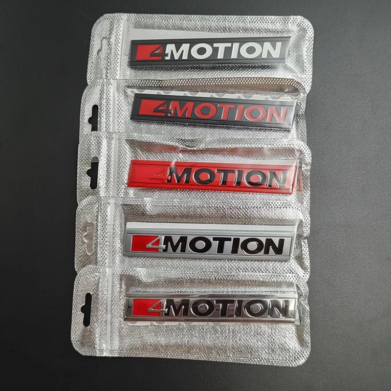 RUNTB1 3D Metal 4 Motion Logo 4motion Emblem Car Rear Trunk Badge Sticker For VW Tiguan Passat B8 Polo Jetta Golf 4 5 6 7 MK4 MK5 MK6