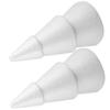 2 Pcs Craft Cone Shapes Shaped Foam Balls for Holidays DIY Christmas Tree Cones