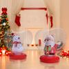 Giant Inflatable Christmas Ball Heart Shape Light Up Christmas Decor Figurine Inside Inflatable Balls Decorations With Remote