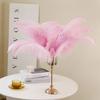 10Pcs Ostrich Feathers Plume DIY Dinning Table Centerpieces Decoration Accessories Jewelry Making Wedding Needlework Handicrafts