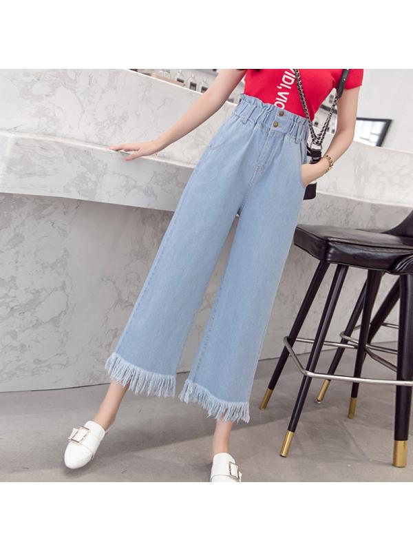 Buy Women's Loose High Waist Wide Leg 
