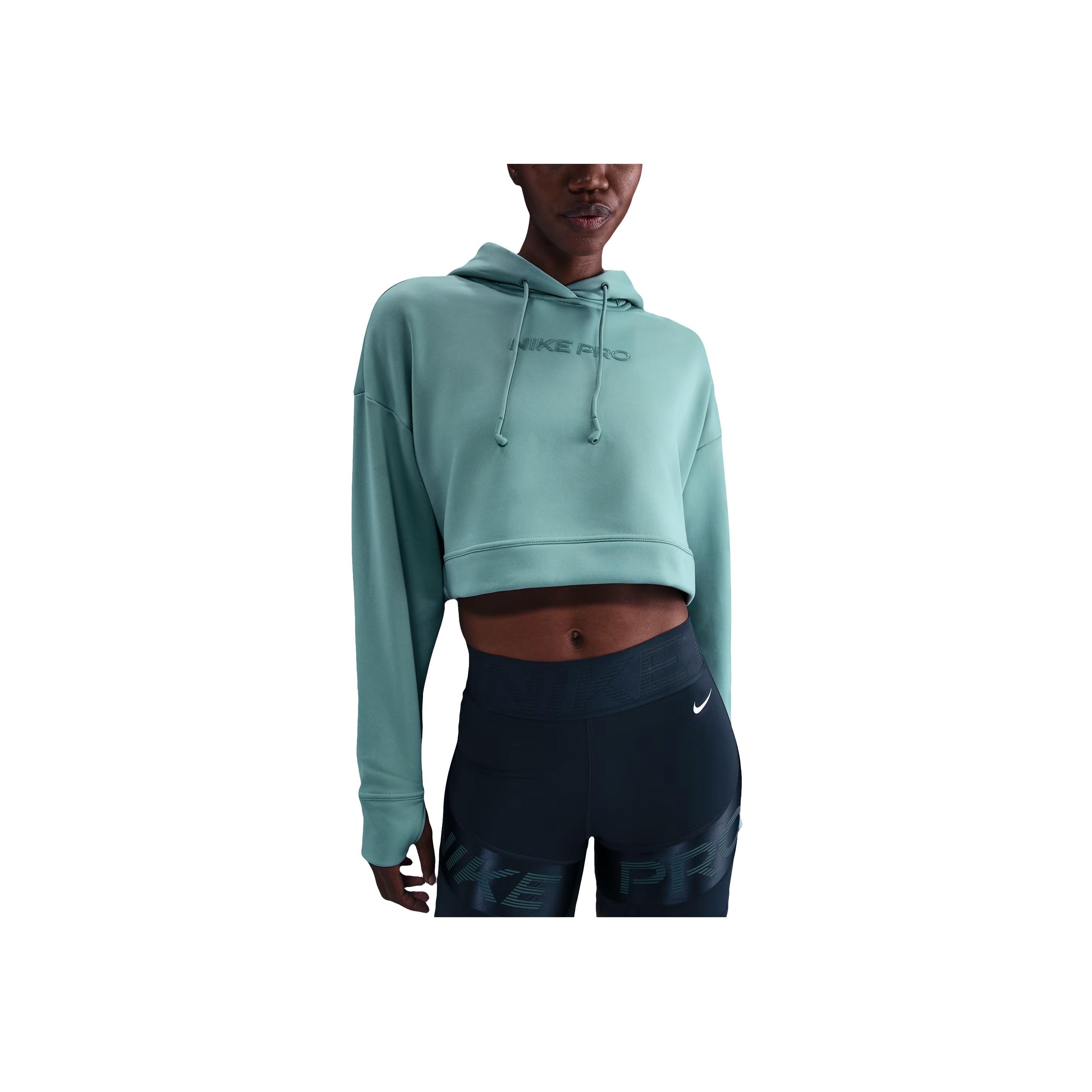 

Nike Therma-Fit Pro Comfortable Hooded Pullover Fleece Long Sleeve Sweatshirt Women sweatshirt HV3600-017 M