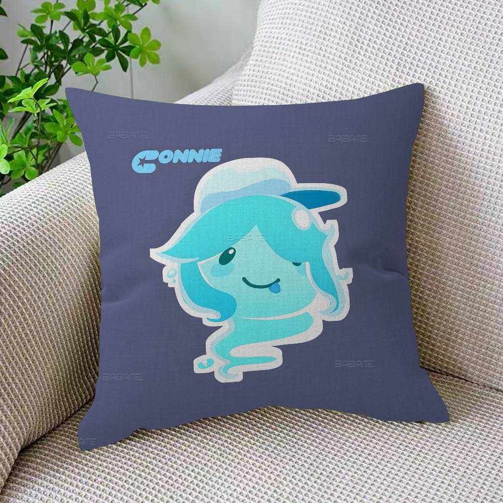 Game S-Slime R-Rancher Classic Anime 45*45cm Cushion Cover Pillow Cover Decor Pillowcase Home Pillowcase for Couch Pillow